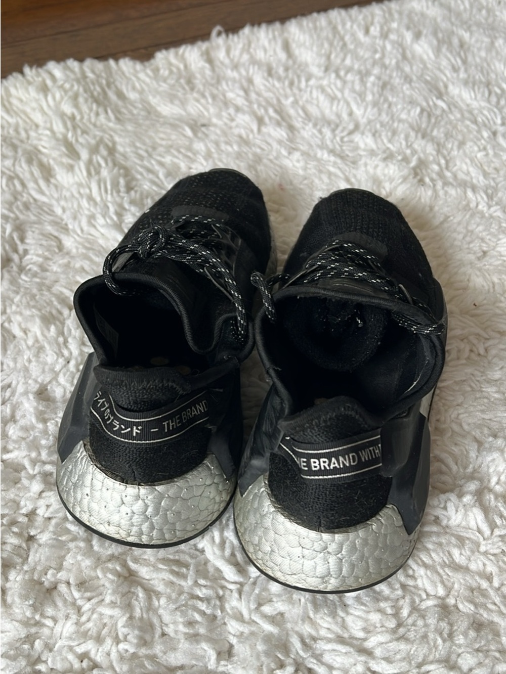adidas Originals Black and Silver Kids' Athletic Sneakers